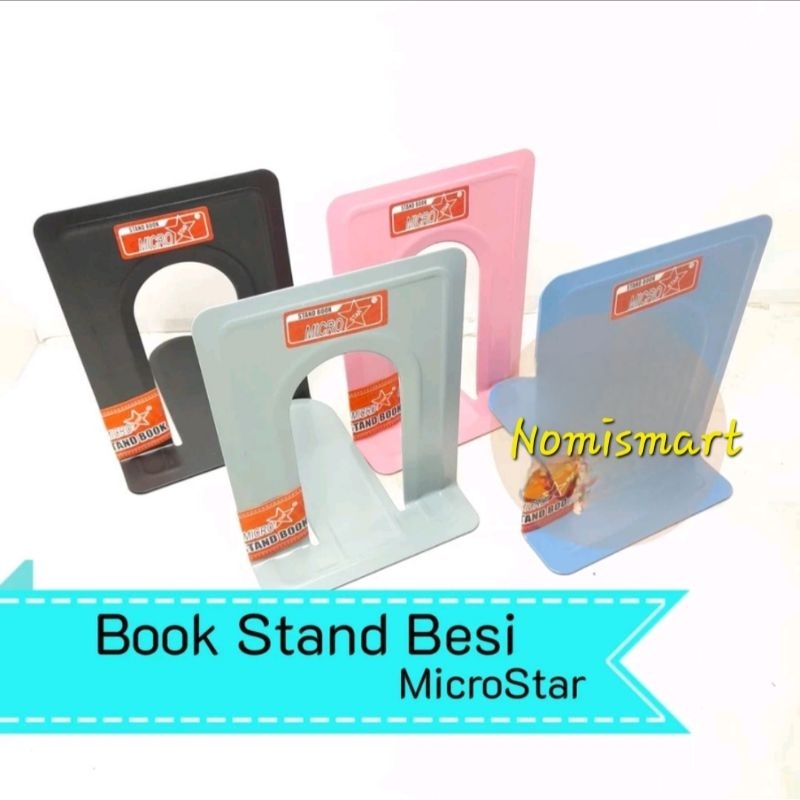 

Standard Buku / Pembatas Buku / Book End Besi No.7 Microstar