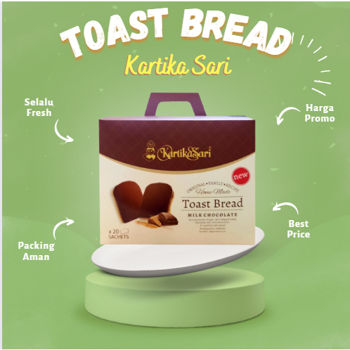 

Toast Bread Chocolate Roti Kering Coklat Kartika Sari Bandung