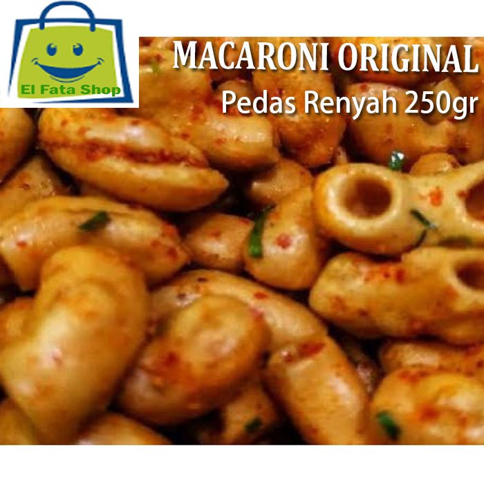 

Macaroni Besar Pedas Macaroni Lutis 250gr