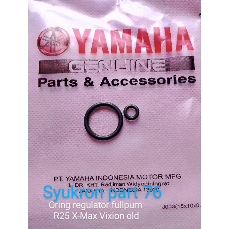 Oring regulator fuel pump Yamaha Vixion old Xmax r25 mt25 original