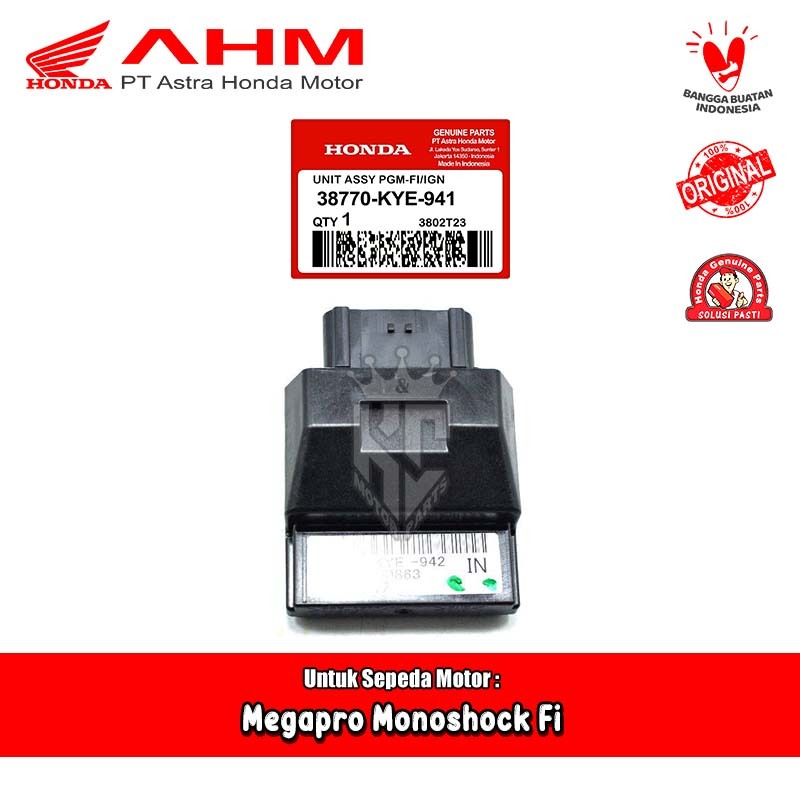 CDI ECU ECM Honda Megapro Monoshock Mono Fi Original AHM 38770-KYE-941