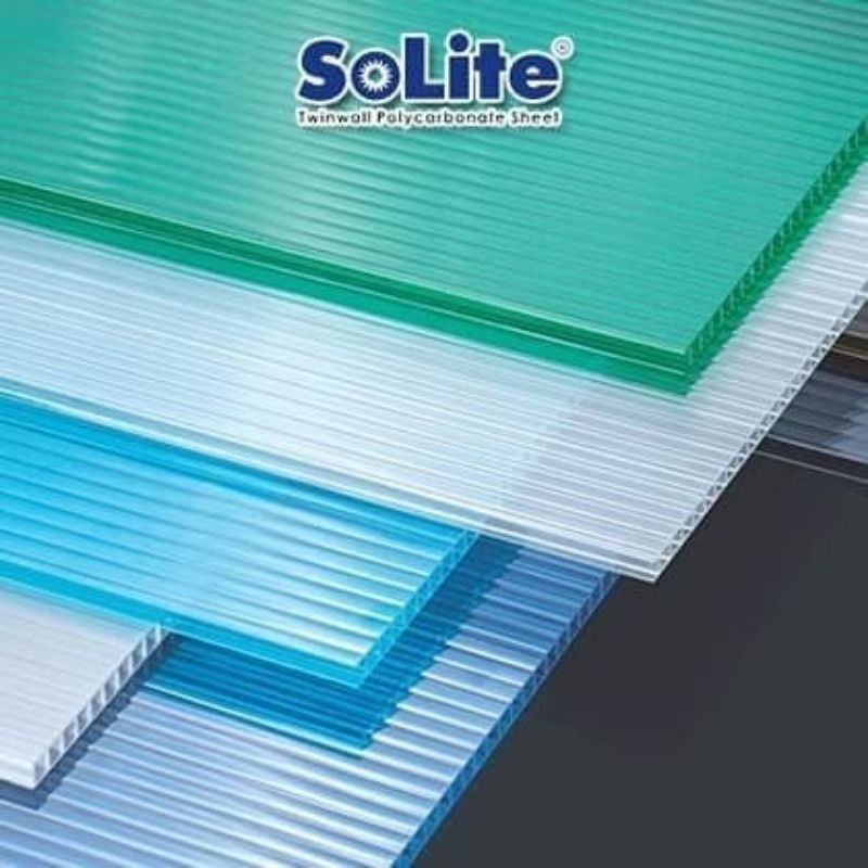 Atap Polycarbonate Solite 4mm /  Solarlite / Twinlite / solartuff