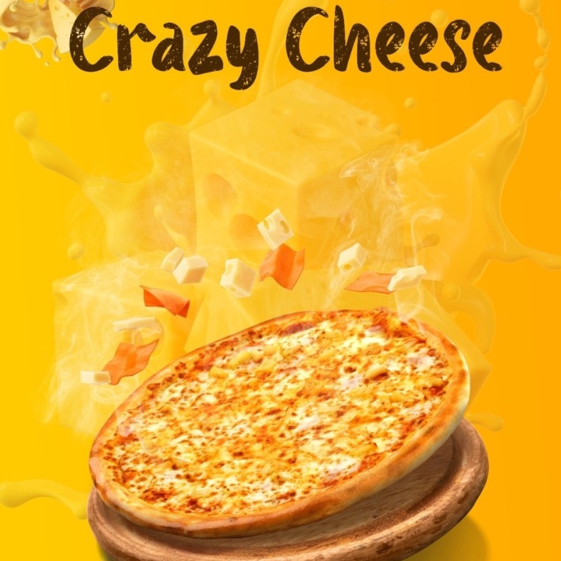 

READY STOK DCheese Pizza Keju Pepperoni Tuna Meat Murah Enak Halal Diameter 2cm