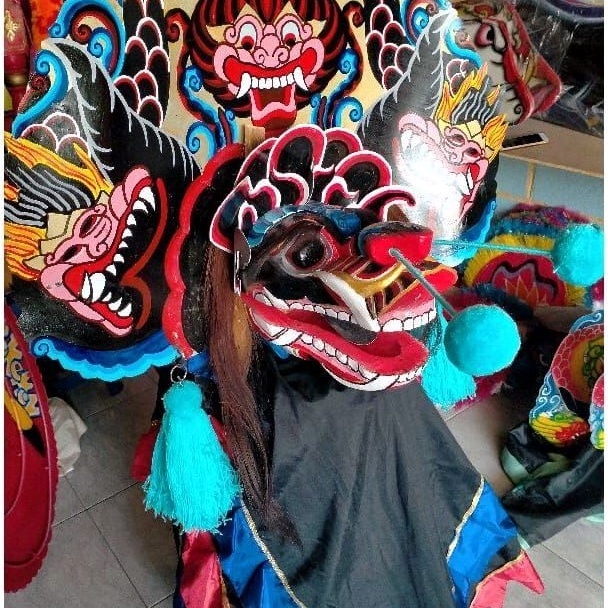 TERMURAH mainan anak topeng caplok caplokan barong barongan