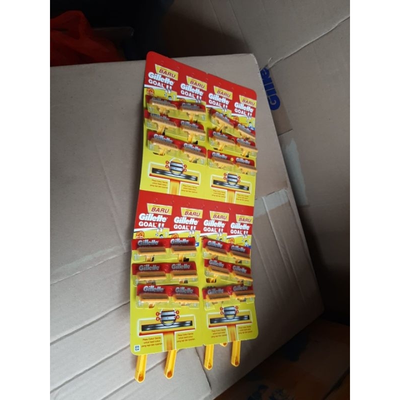 Gillette Gold ll Pisau Cukur Jenggot / alat cukur Jenggot / alat cukur kumis / pencukur Jenggot  / G