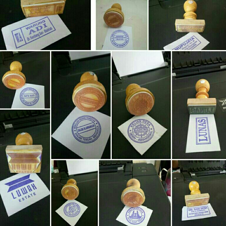 

Stempel Kayu Runaflek Stempel Biasa Bali ART F5G3