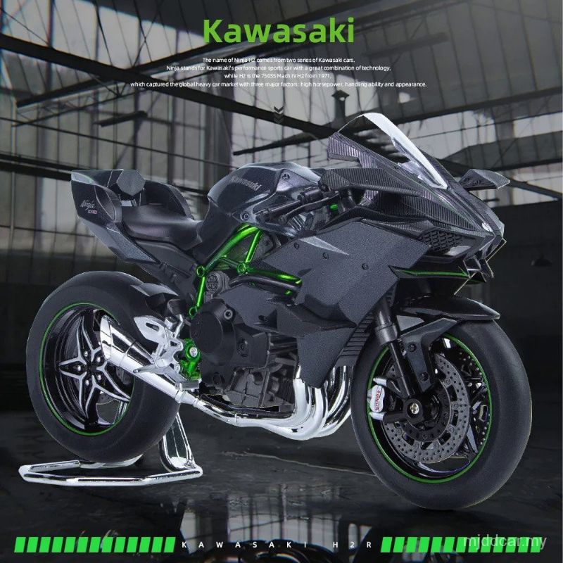 Miniatur Kawasaki Ninja H2R 1:9 Diecast Kawasaki Ninja Miniatur Motor