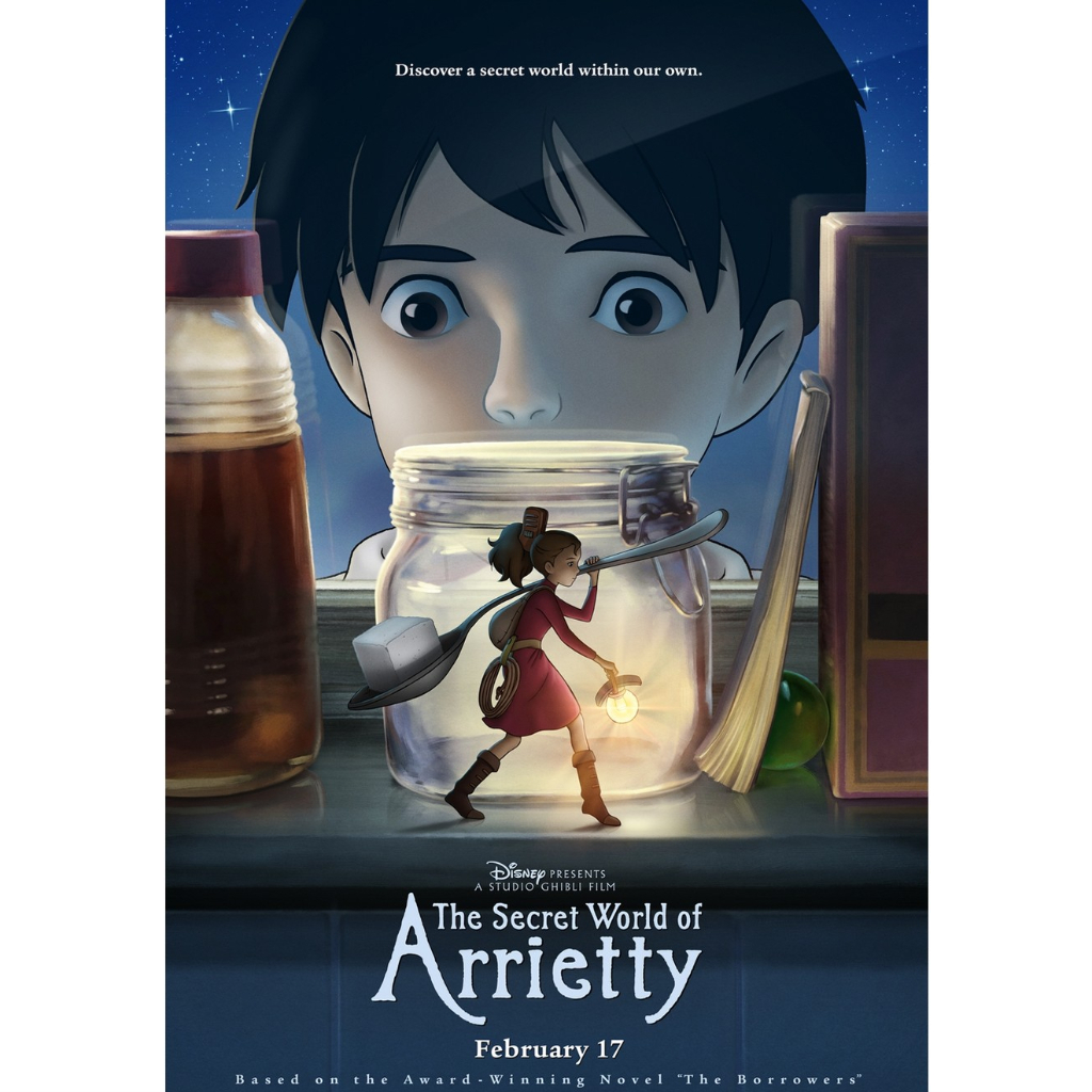 Dvd Anime The Secret World Of Arrietty (2010) Dubbing Bahasa Indonesia