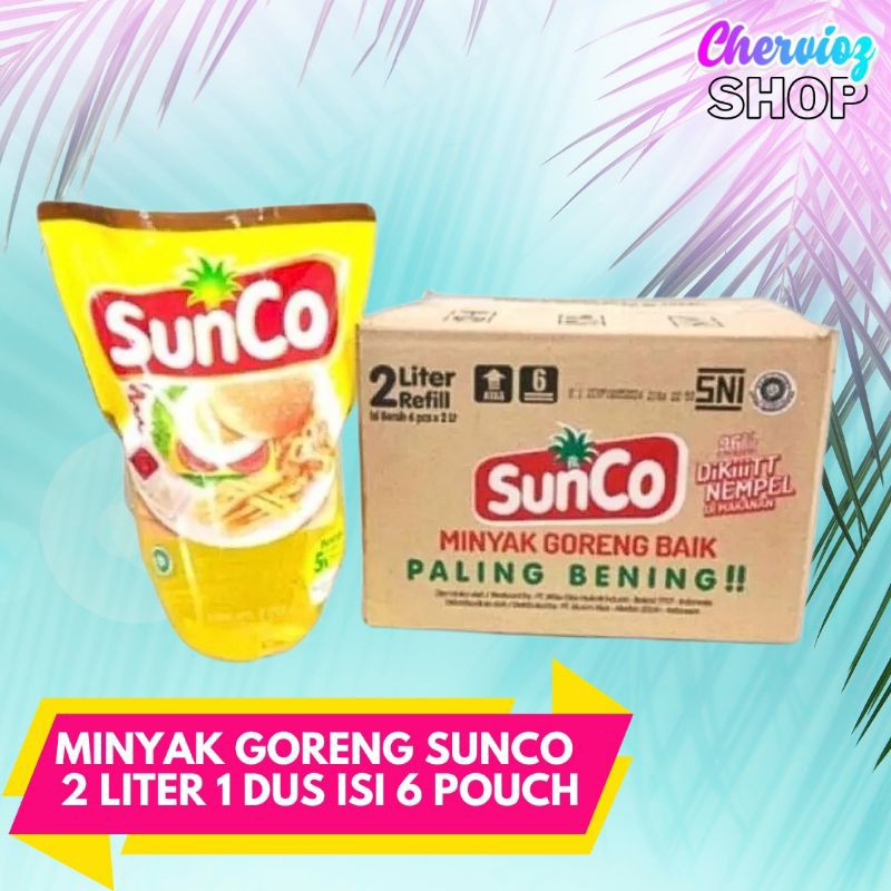 

Minyak Goreng SUNCO Refil 2 Liter 1 Dus Isi 6 Pouch