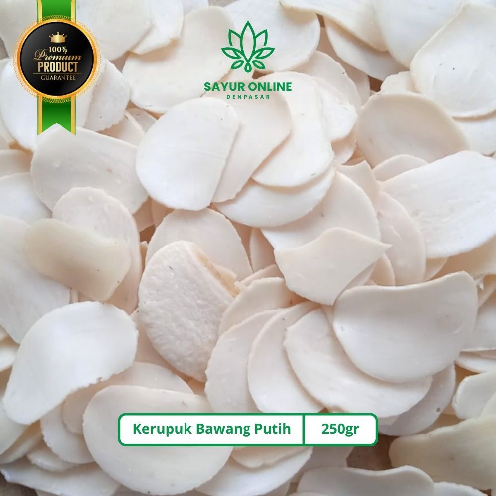 

Kerupuk Bawang Putih 250gr - Sayur Online Denpasar