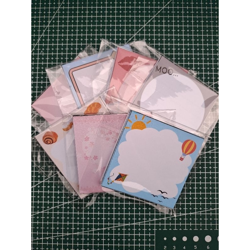 

Memopad plus sticky note 2 in 1 function