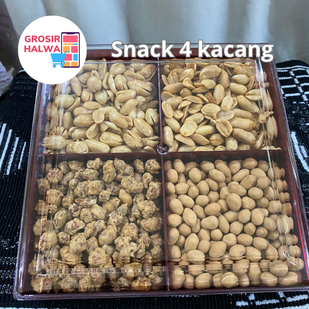 

Snack | Camilan | Cemilan gift | kado | hampers kacang sekat 4 fresh