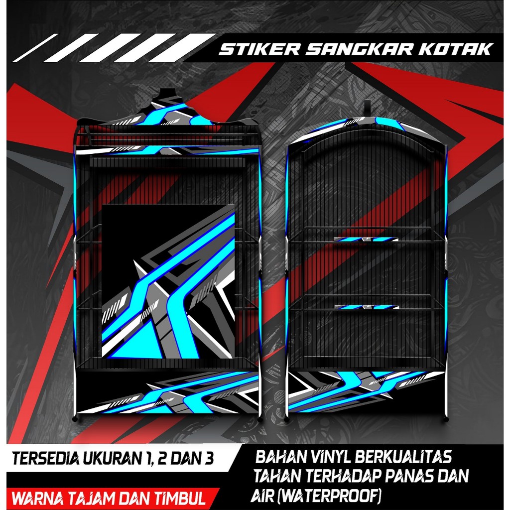 

Stiker Decal Sangkar Burung Kotak, Kosan, Koper, Kenari, Cendet, Cucak Ijo, Desain Racing, Anti Air