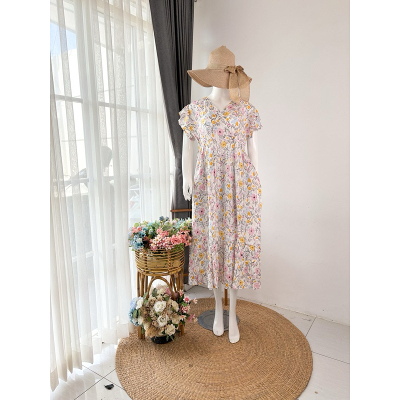 Zenna long Dress || Daster panjang || Ld 110-115cm || Dress Panjang || daster Simpel || Daster kekin