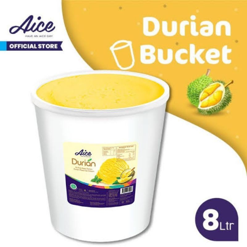 

Es Krim AICE Rasa Durian Ember 8L Surabaya