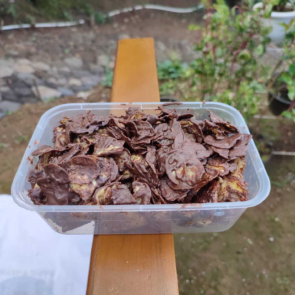 

Bananaqueenskj-Keripik pisang lumer coklat viral 150g bisa bayar ditempat