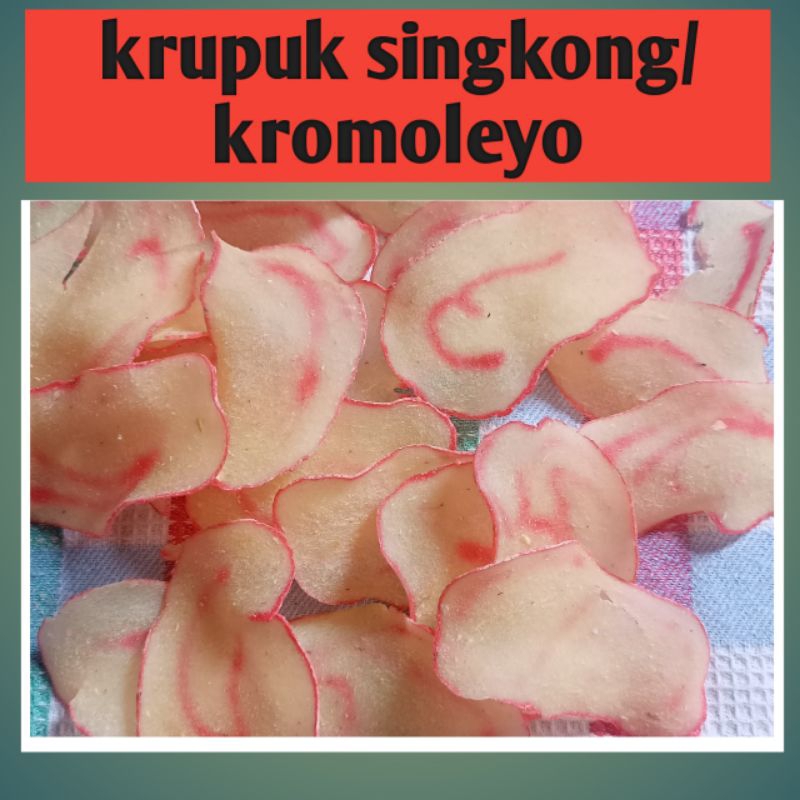 

Kerupuk singkong/ketela pohon/kromoleyo mentah 200 gr