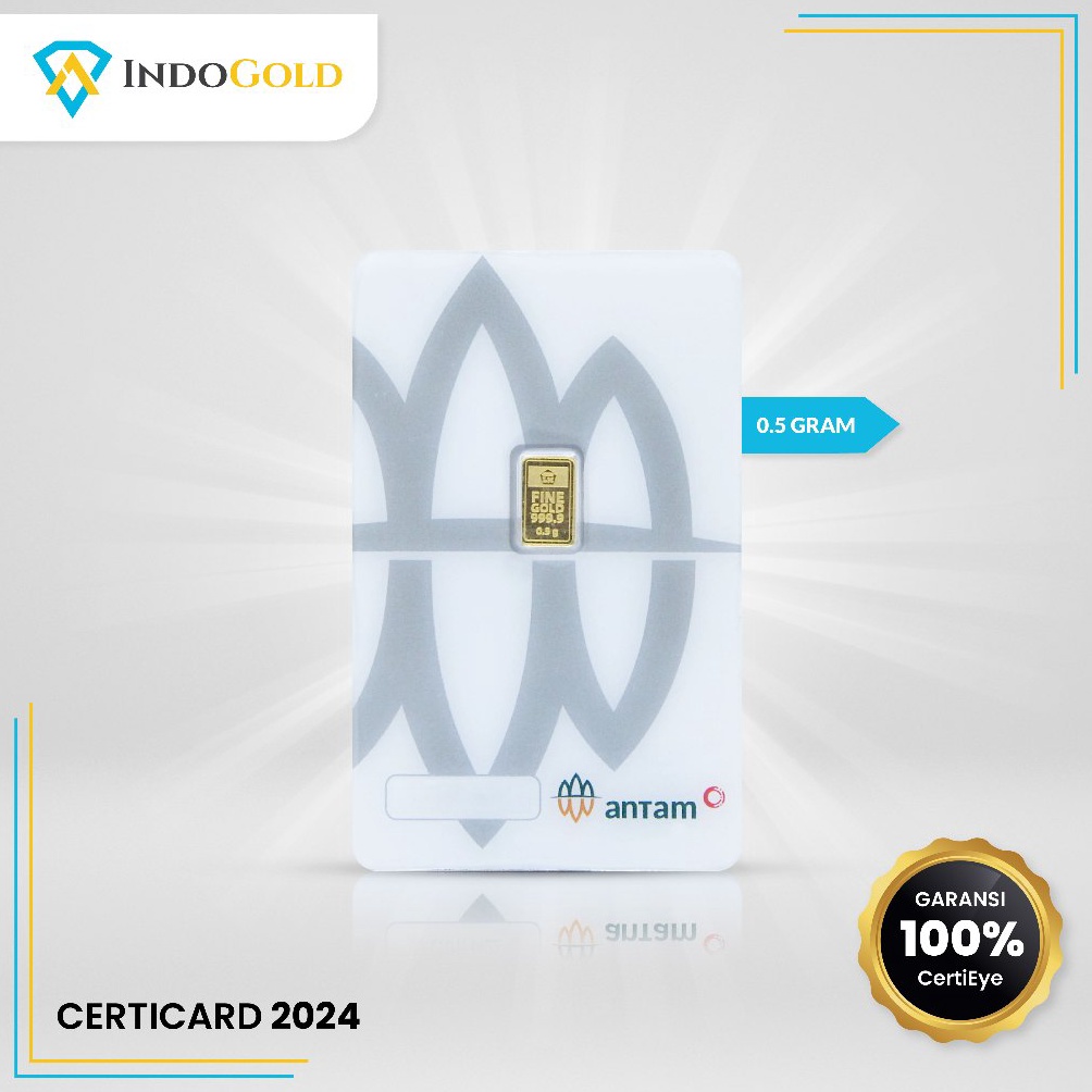 ART W4F Emas Antam 5 gram Logam Mulia Garansi Uang Kembali Include Sertifikat