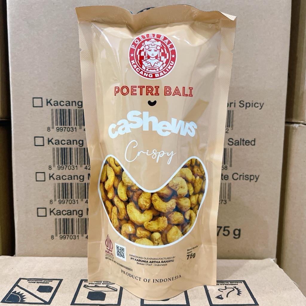 

KACANG METE CRISPY POETRI BALI 75 GRAM / KACANG CASHEW / KACANG CASHEW POETRI BALI / KACANG METE CRISPY