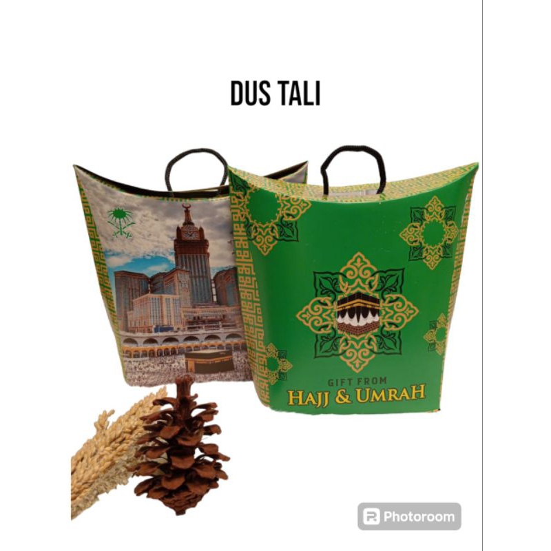 

DUS TALI/DUS TENTENG/DUS PAPERBAG OLEH OLEH HAJI ISI 50 MURAH