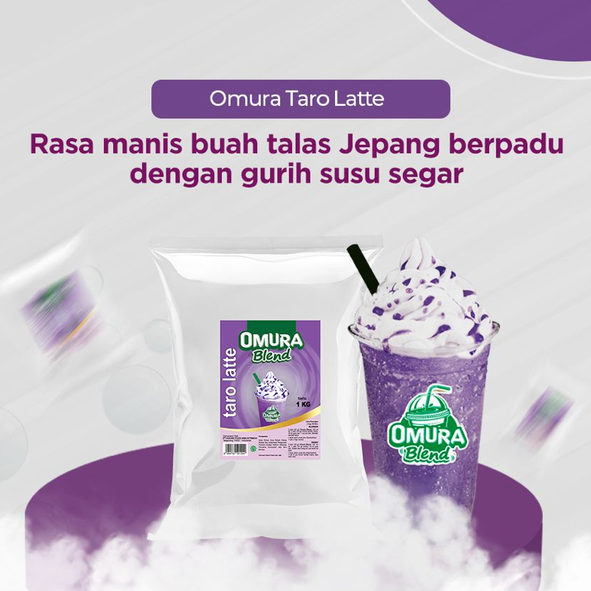 

BLEND Bubuk Minuman Premium Rasa Taro Latte Mix Gula 1 Kg & 500 Gram Indonesia Powder