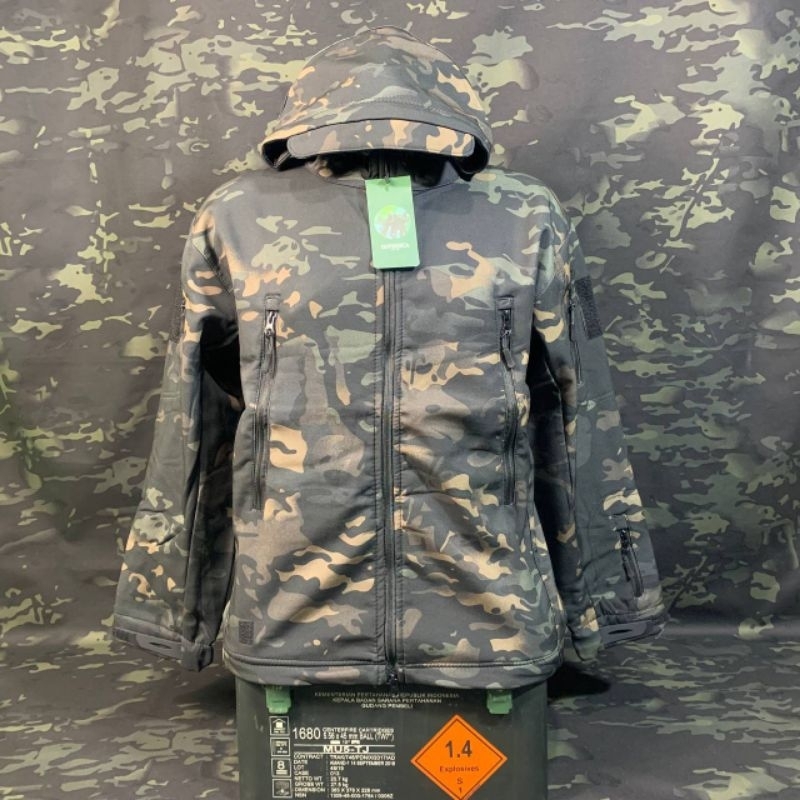JACKET TAD MULTICAM BLACK