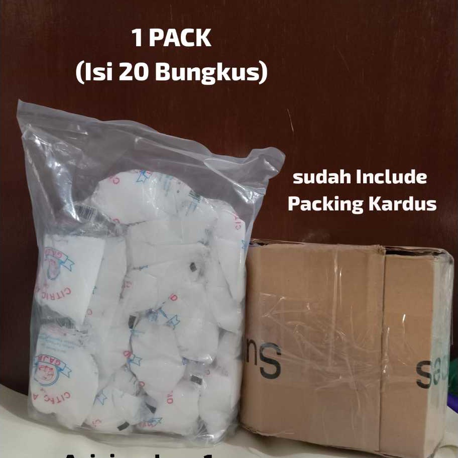 

MEGA SALE Citrun Cap Gajah 1pak isi 2bungkus 5 gr Citric Acid