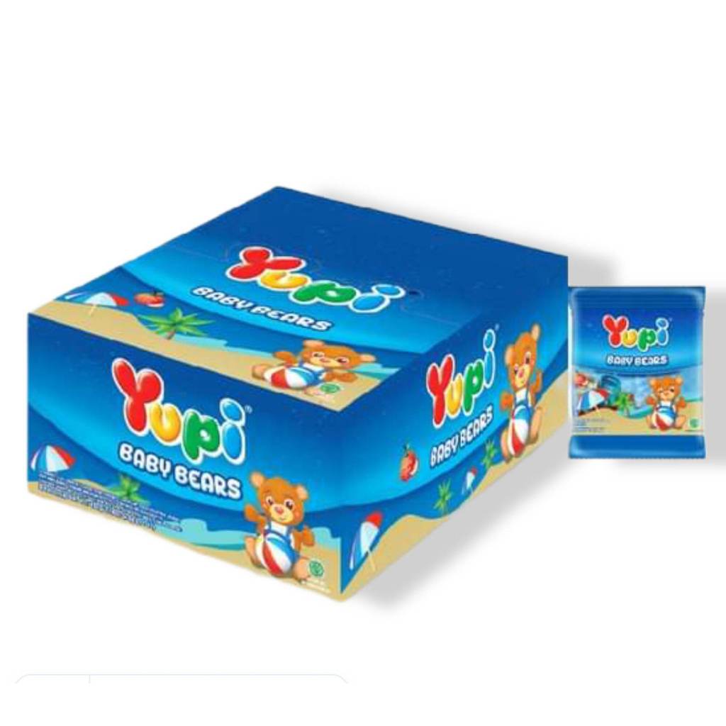 

Yupi Baby Bears//Permen Jelly Display kemasan Box isi 24pcs