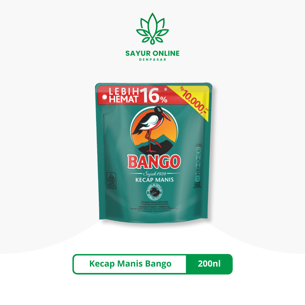 

Kecap Manis Bango 200ml - Sayur Online Denpasar