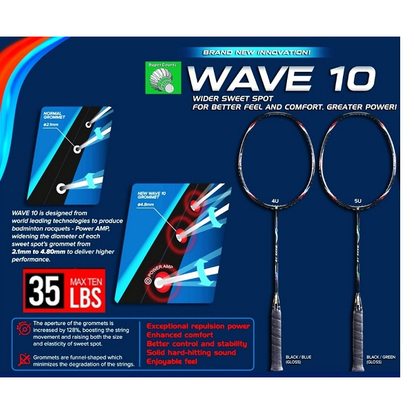 Raket Badminton Apacs Wave 10 Original - Raket Apacs Special di Mata Raket