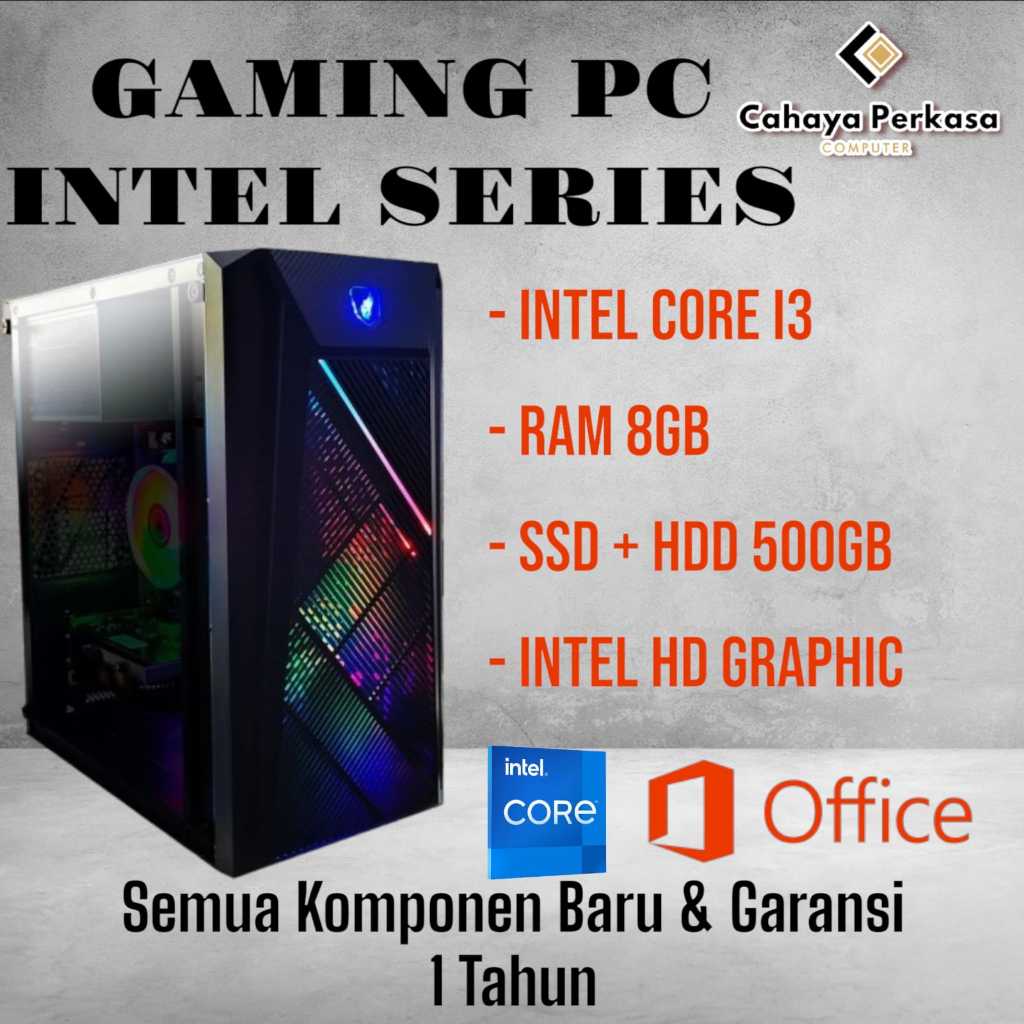 PC CPU Komputer Rakitan Gaming I3 Sandy Bridge Bergaransi 1 Thn