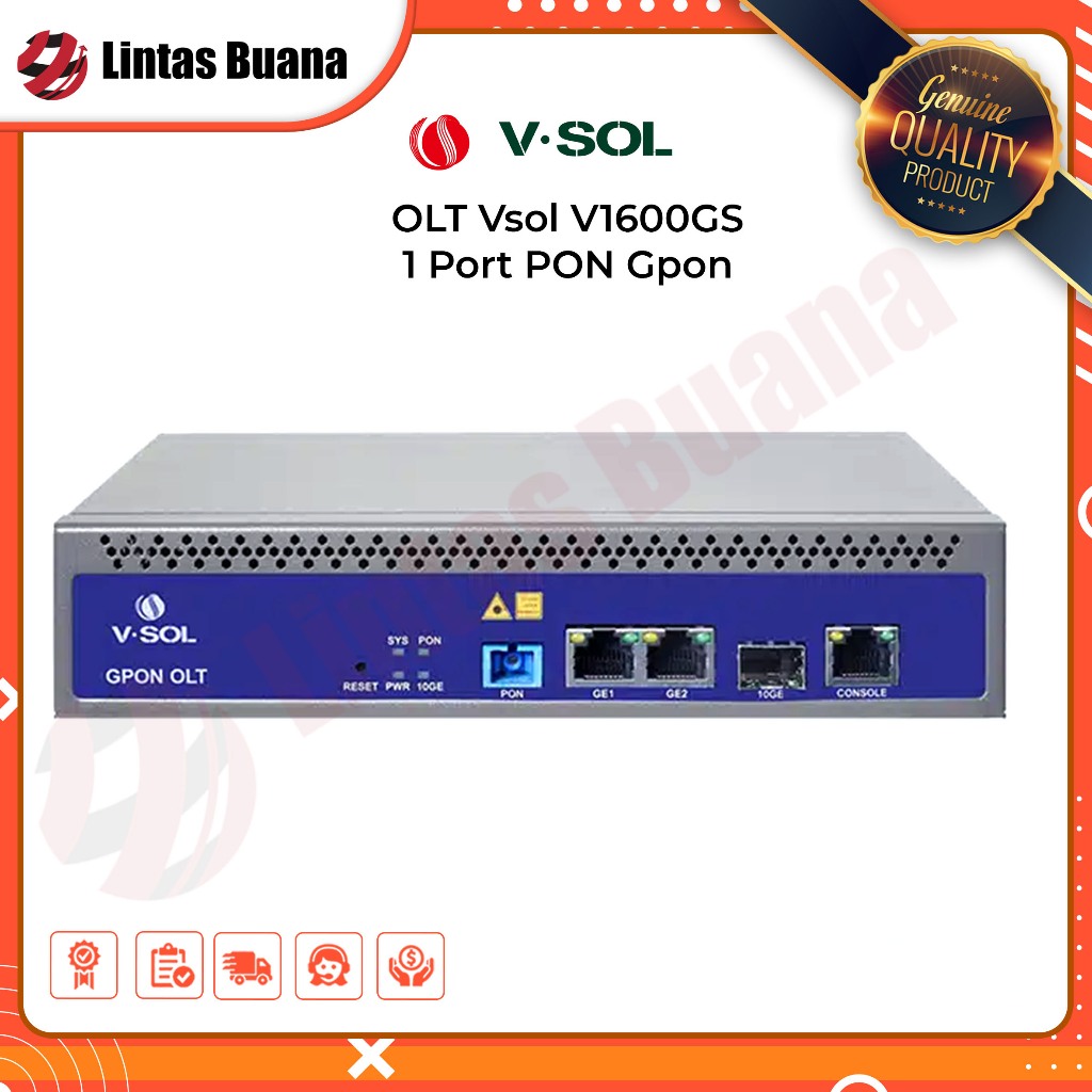 VSOL V1600GS OLT GPON 1PON 1PORT INTEGRATED SFP