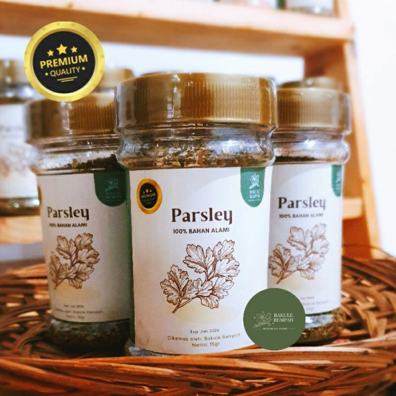 

PARSLEY Daun Bumbu Masak Bubuk Bumbu Dapur Lengkap Rempah Persetelli Natural Organik Kualitas premium