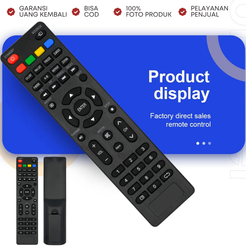 Remot Remote TV Mito 3255 / Ichiko LCD LED Android Smart TV (S3998 S4998 S5568 S6558)