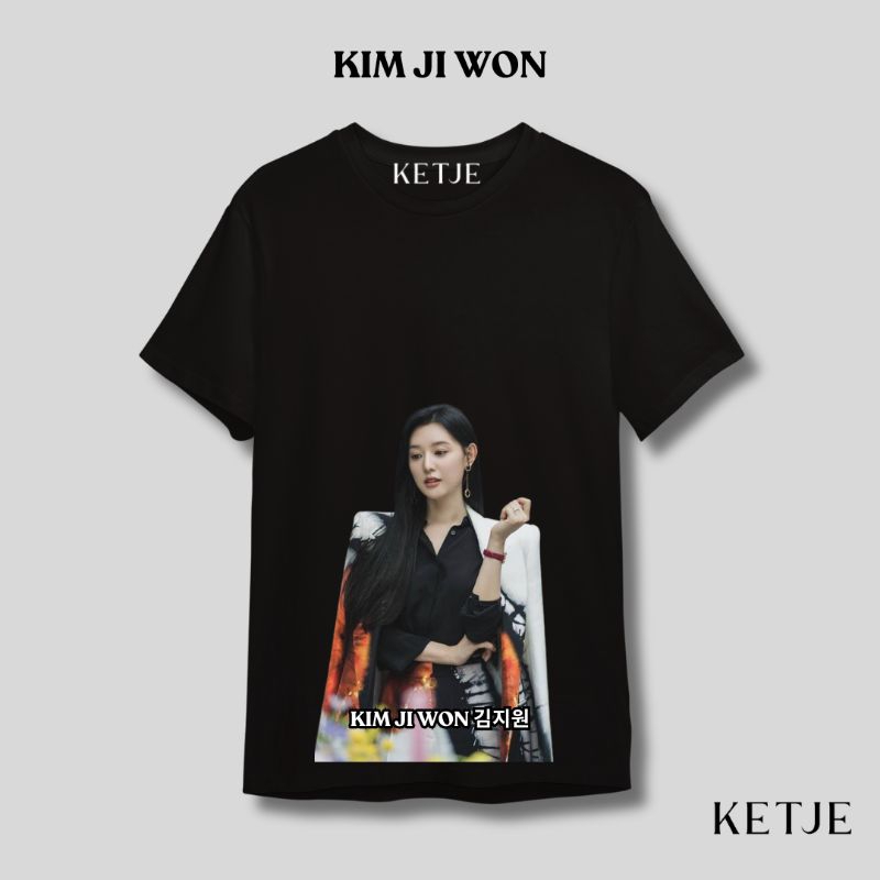 Kaos Baju Unnie Kim Ji Won / Kaos Baju Distro Custom Pria Wanita Kim Ji Won Hong Hae In Queen Of Tea