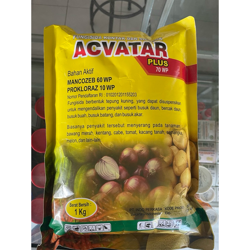 Fungisida Kontak dan Sistemik  ACVATAR PLUS 70 WP dari PT Indo Perkasa