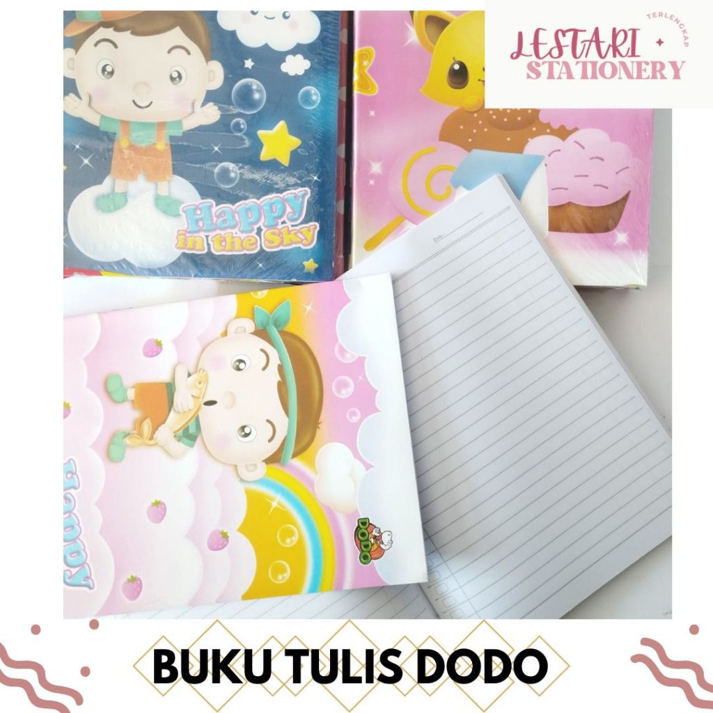 

Buku Tulis Dodo 30/notebook dodo/buku catatan/buku tulis murah Lestari Stationery