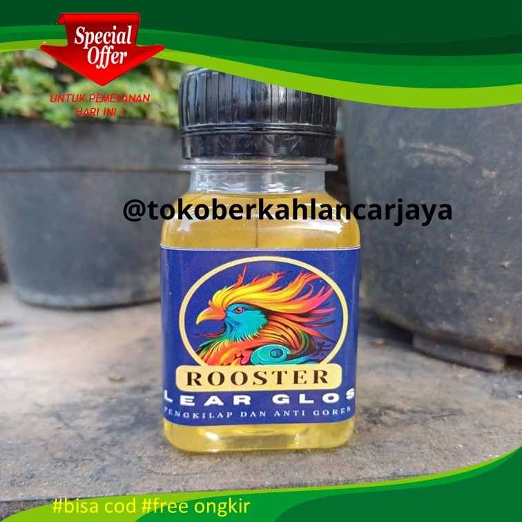 (OLES) 50ML CLEAR GLOSS Pelapis, Penambah Glossy dan Anti Gores Cat Chrome Candy Paint ori 50 ml