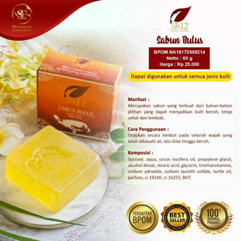 SABUN BULUS SR12 / DUO BULUS SR12