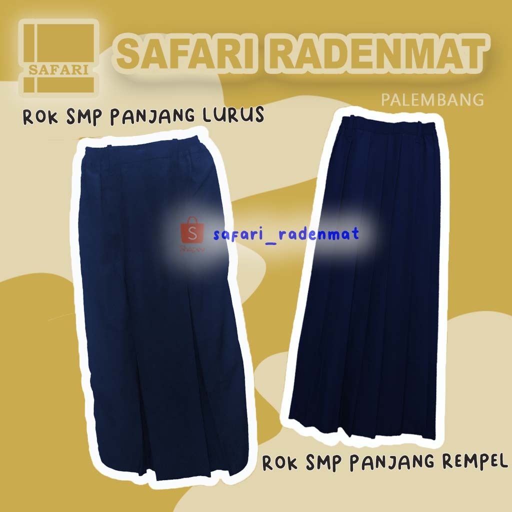 ROK SMP PANJANG SERAGAM SEKOLAH / SAFARI RADENMAT
