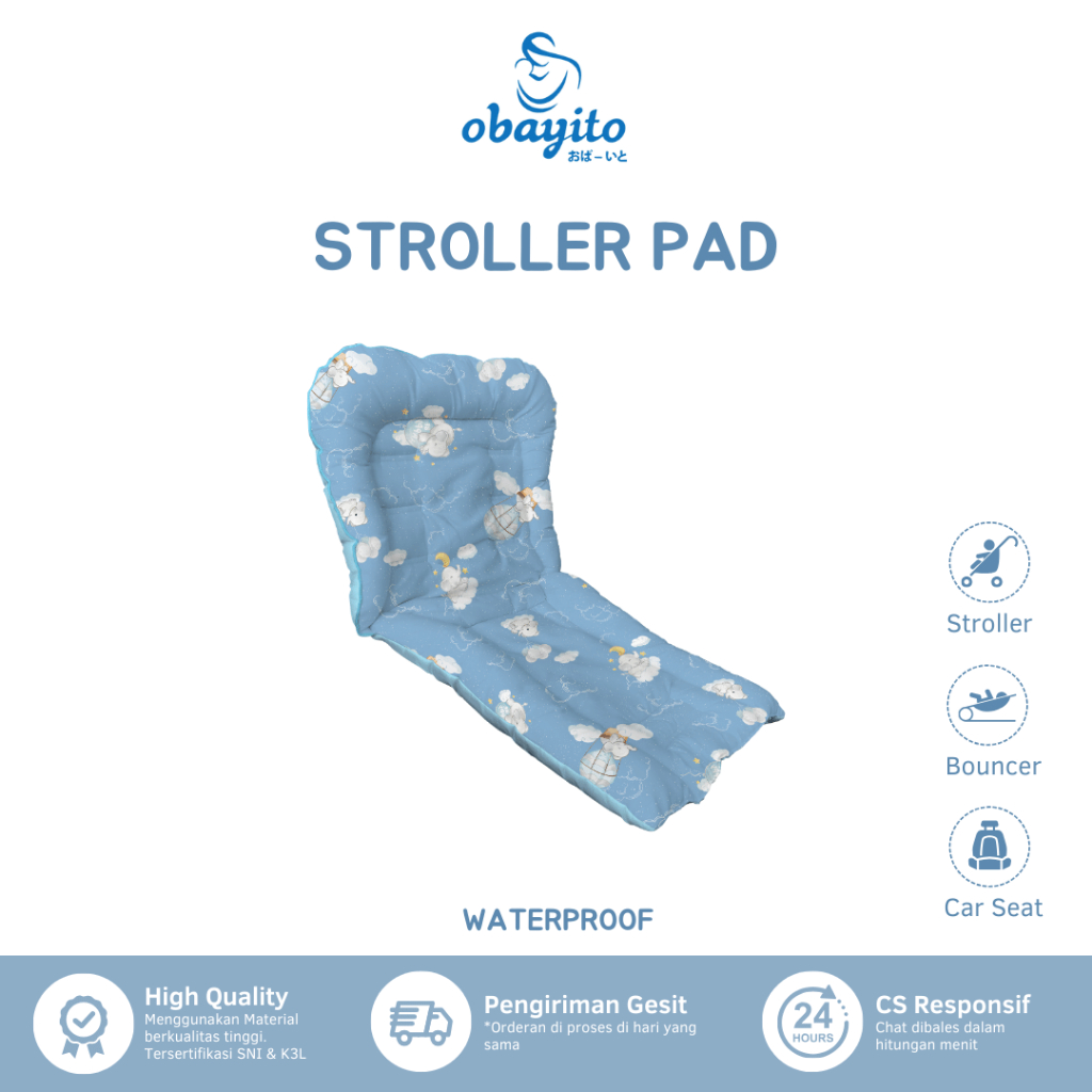 Obayito Alas Stroller Waterproof Kereta Dorong Bayi