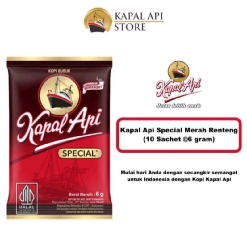 

Kopi Kapal Api Special 6 GR Renceng