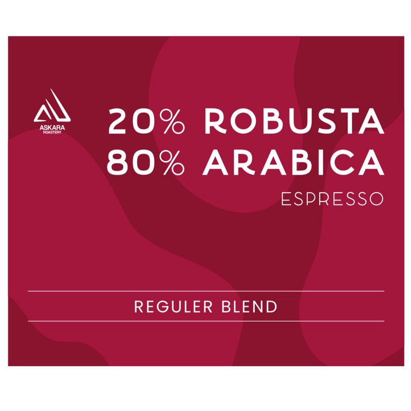 

ESPRESSO REGULER BLEND 20R/80A 1KG