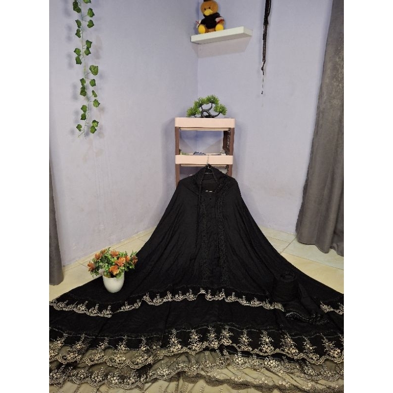 Mukena Rabania 2in1 Rayon Renda Tulle Dewasa Terbaru