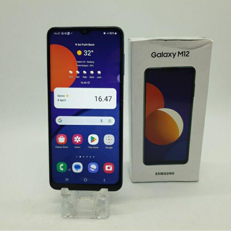 Samsung Galaxy M12 Ram 4/64Gb Murah Mulus