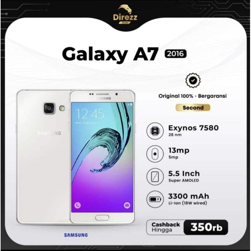 Samsung Galaxy A7 2016 Second Normal