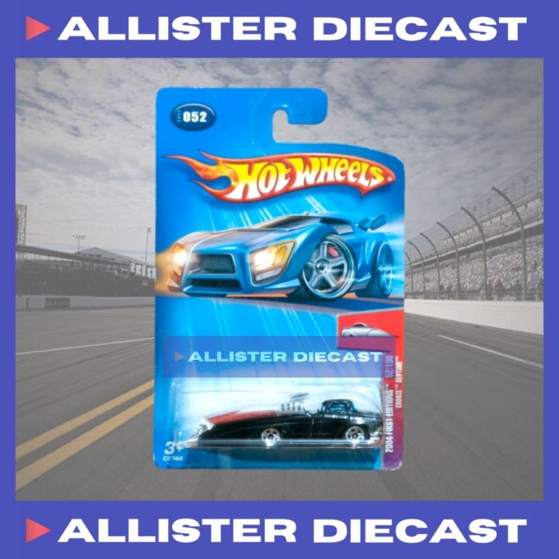 Hot Wheels Crooze Bedtime 2004 First Editions ALLISTER DIECAST Hot Wheels Crooze Bedtime Black Hotwh