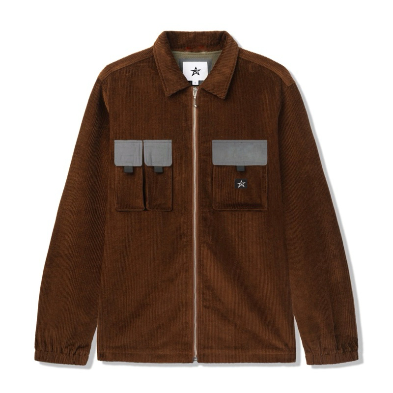 Sai - Storm Outer Work Jacket Corduroy Dark Brown