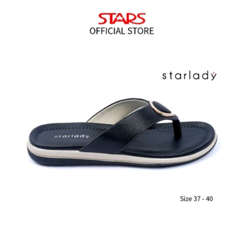 Starlady Sandal Jepit Wanita Hitam