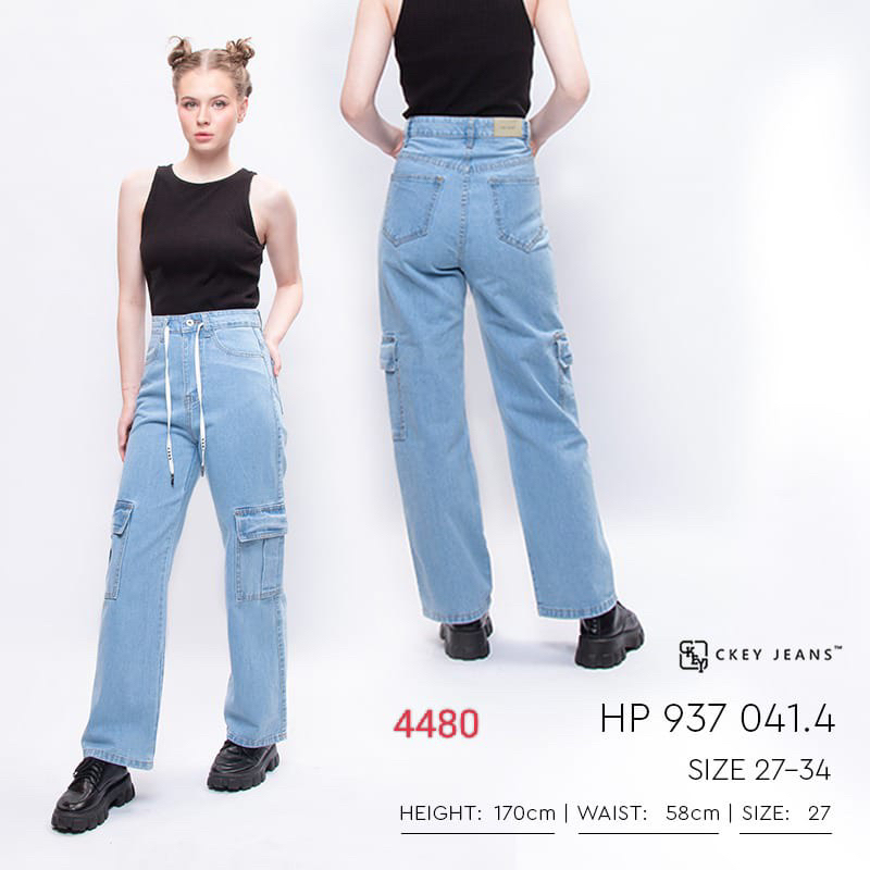 celana cargo jeans Ckey 4480